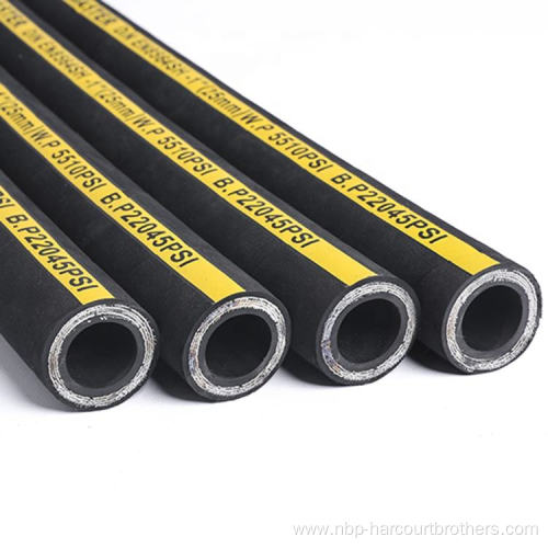 R9 wire spiraled oil hose metal wire hydraulic rubber hose